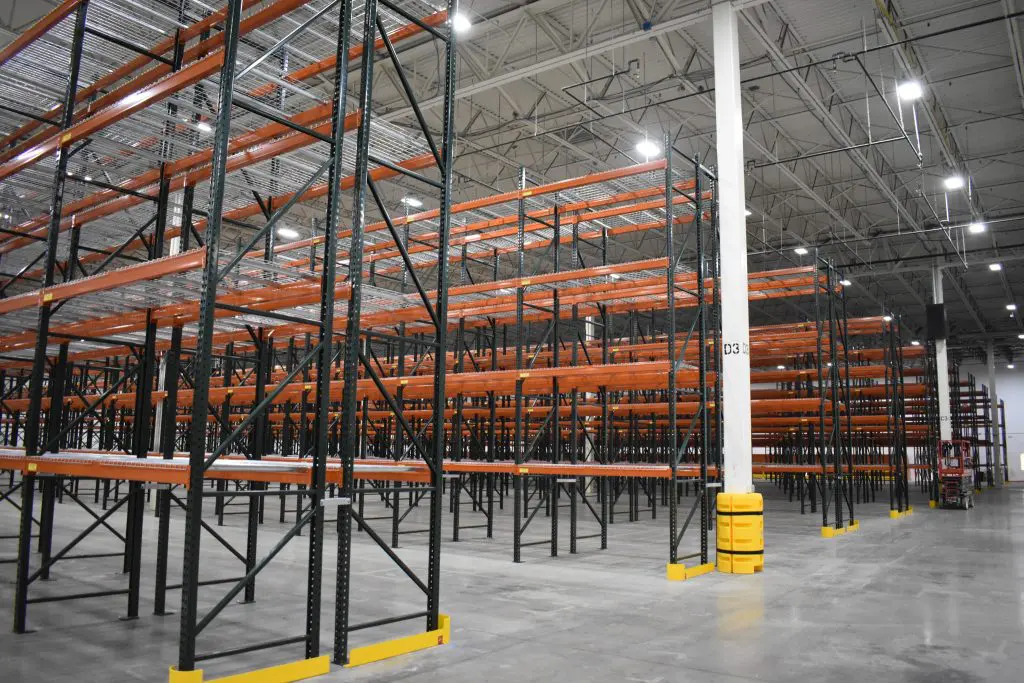 pallet racking and rack guards