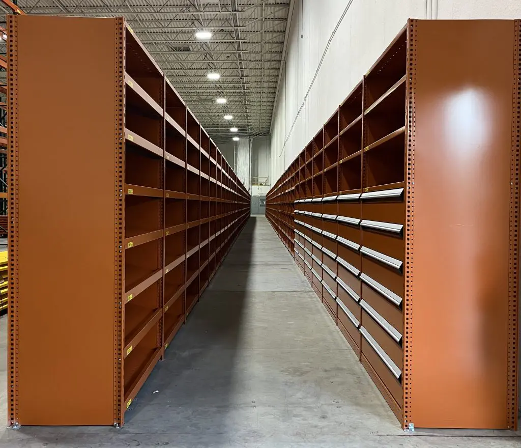 shelving and modular drawers