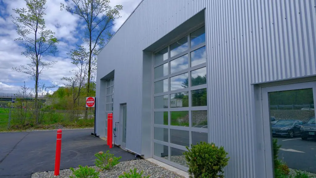 Sectional Door with Glass Panels