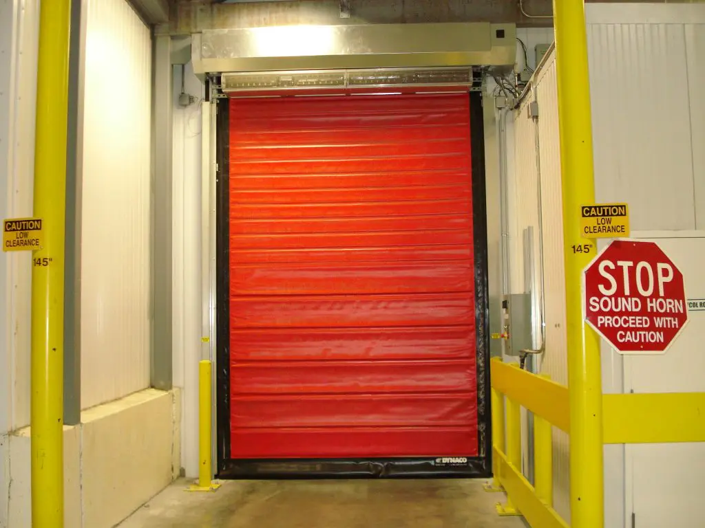 High Speed Fabric Freezer Door