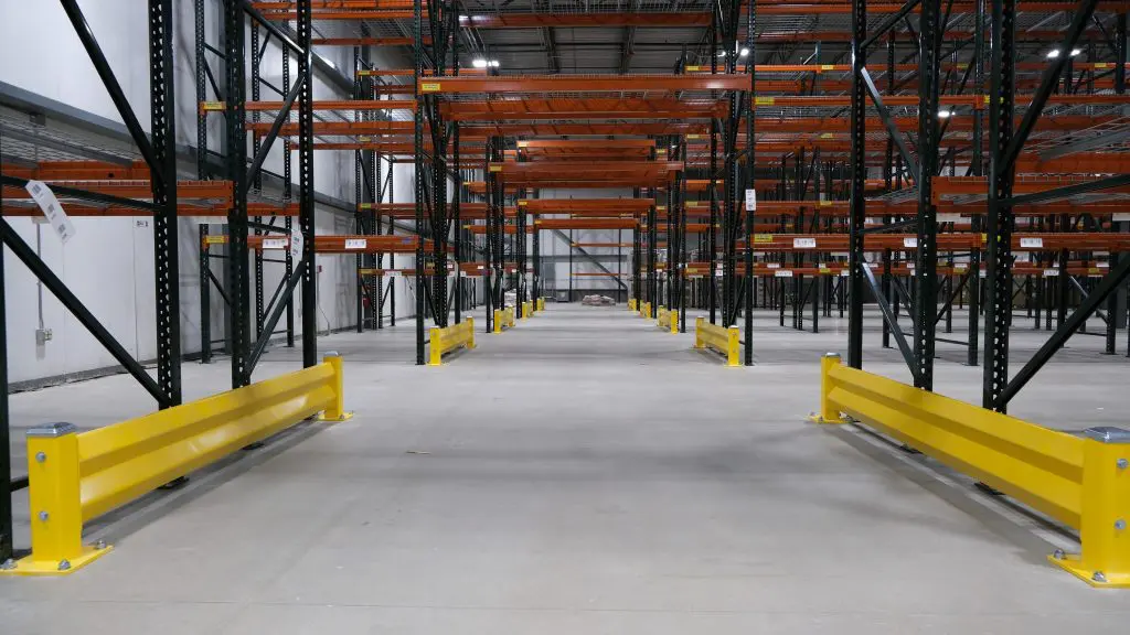 yellow rack guarding