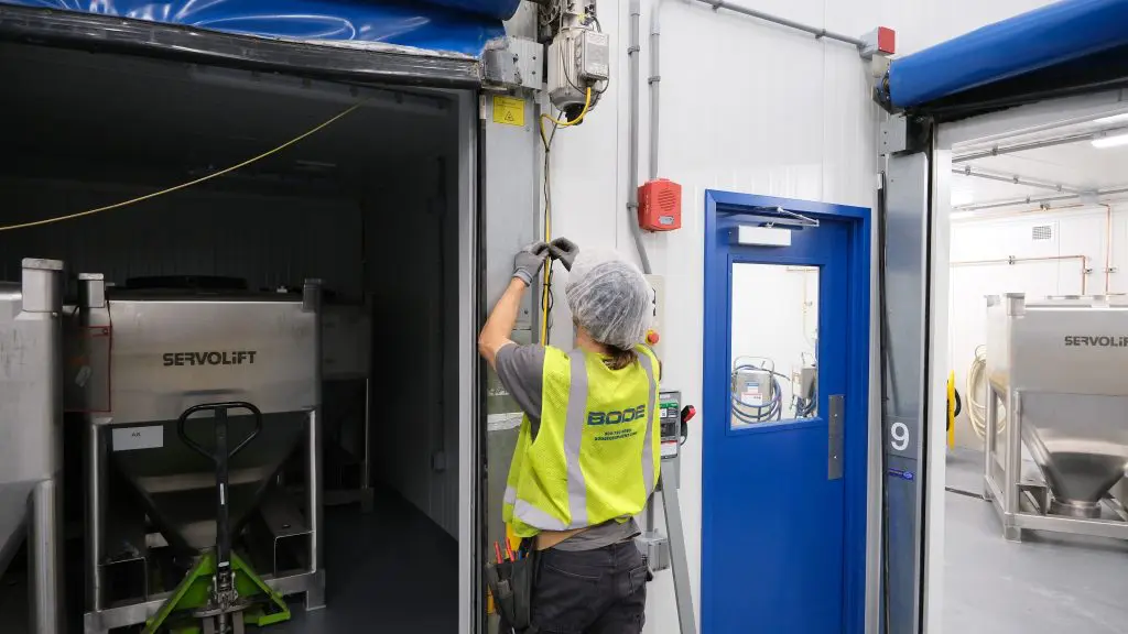 bode electrician wiring high speed door