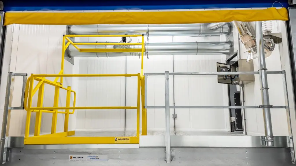 wildeck mezzanine and safety gate