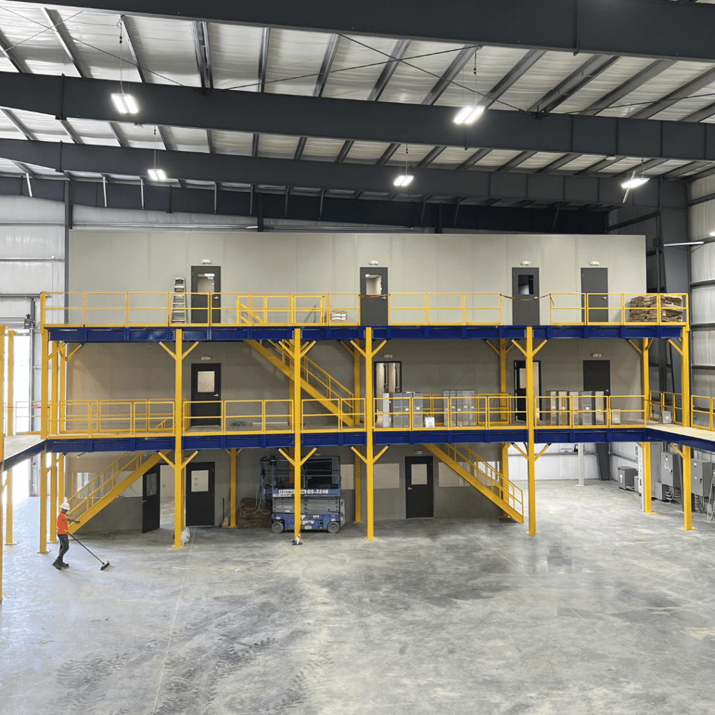 Panel Built 2-story-office-and-mezzanine