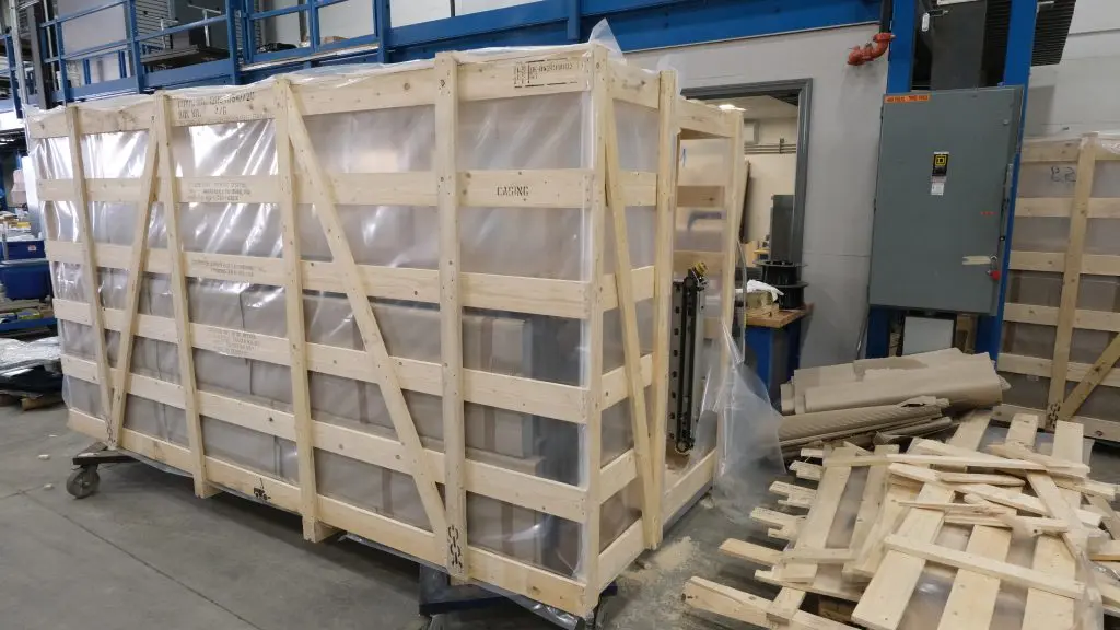 Shipment of Hanel unit pieces