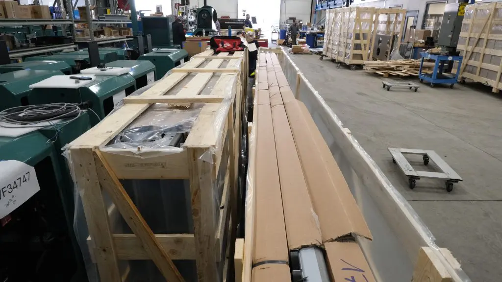 Shipment of Hanel unit pieces