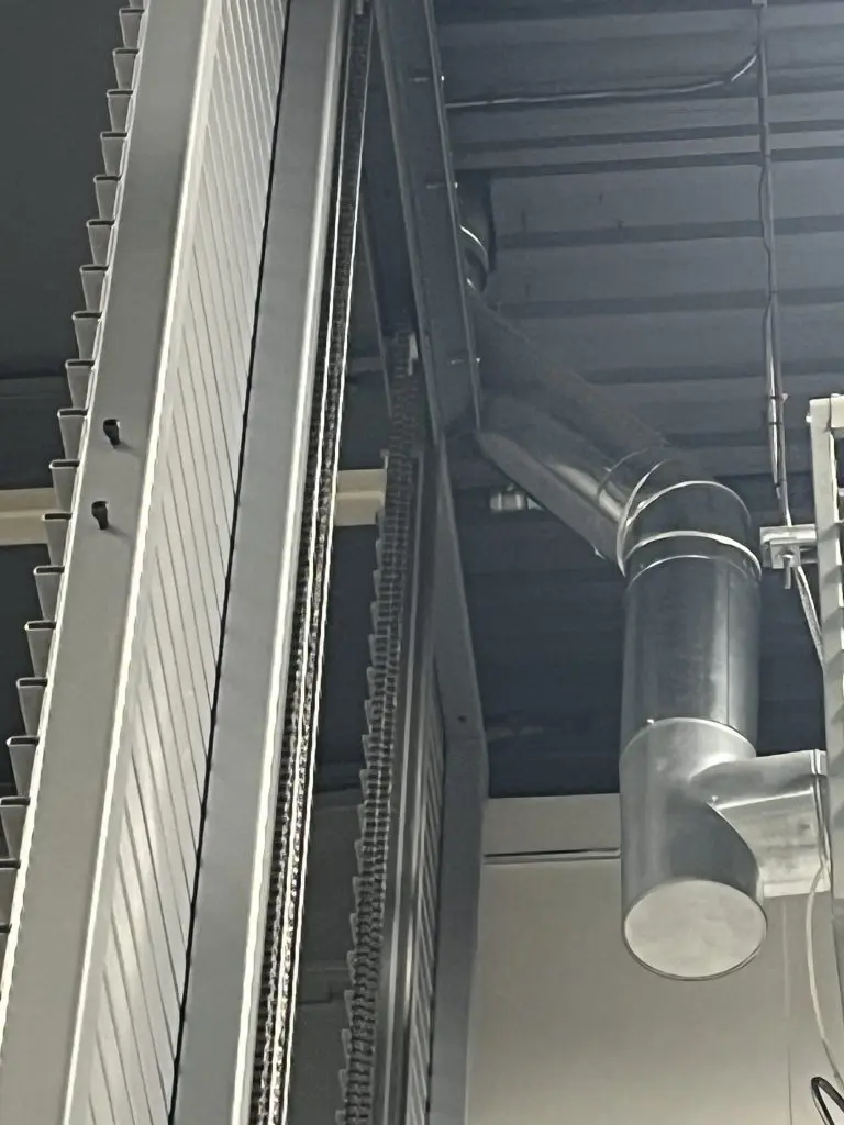 HVAC being rerouted around new Hanel units