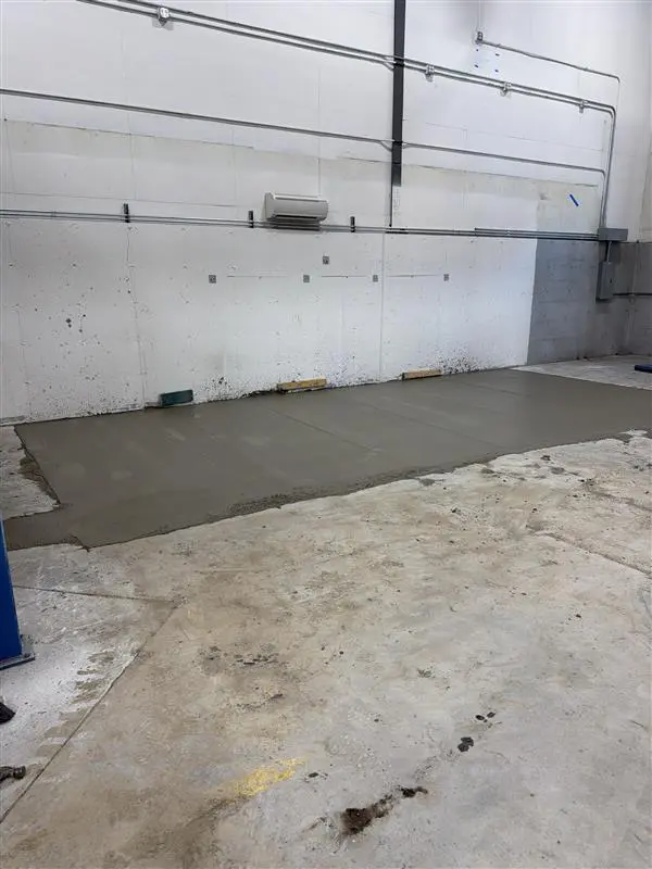 New concrete poured for new Hanel units