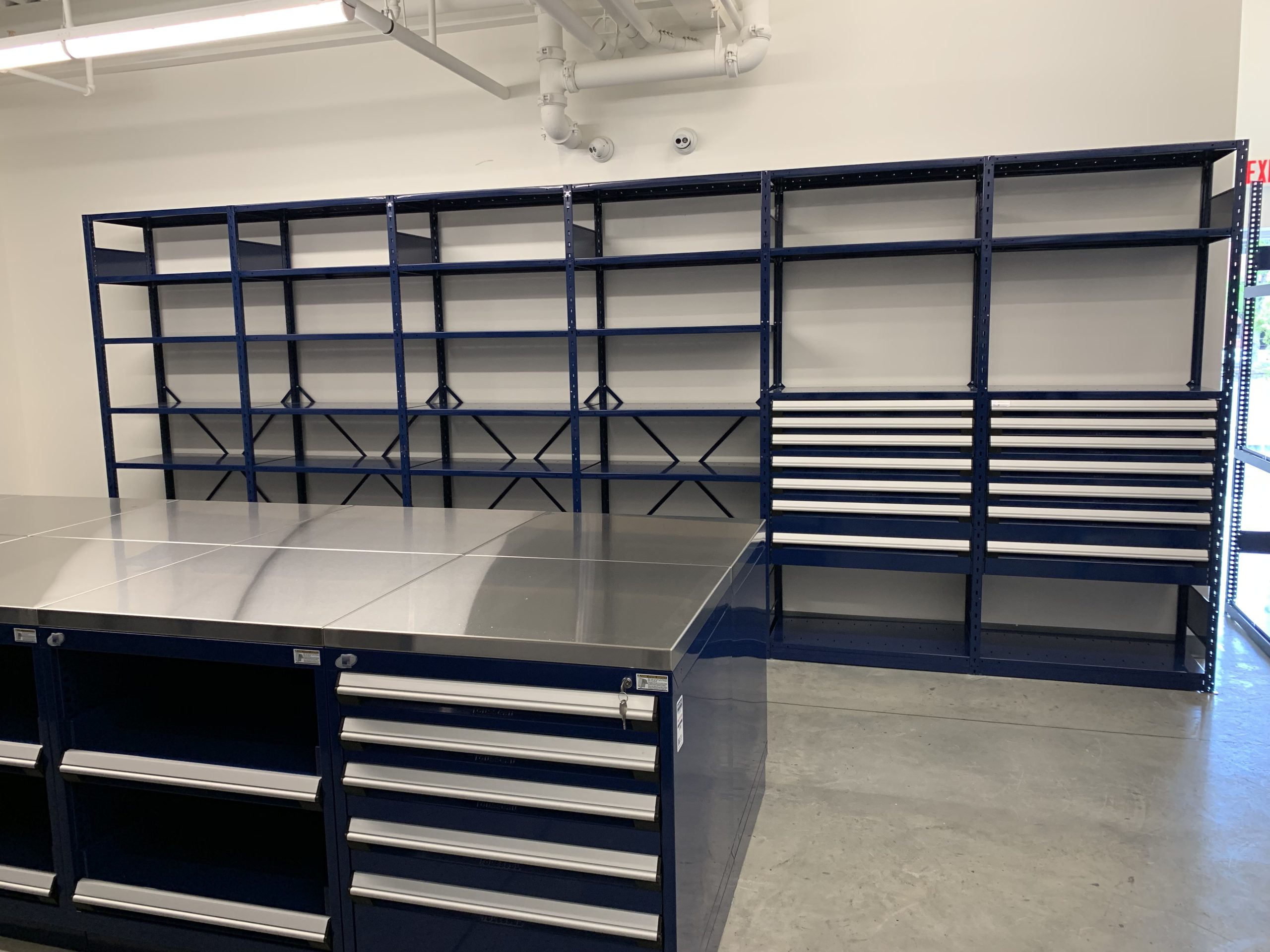 rousseau shelving and modular drawers