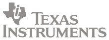 Texas Instruments Logo Grey