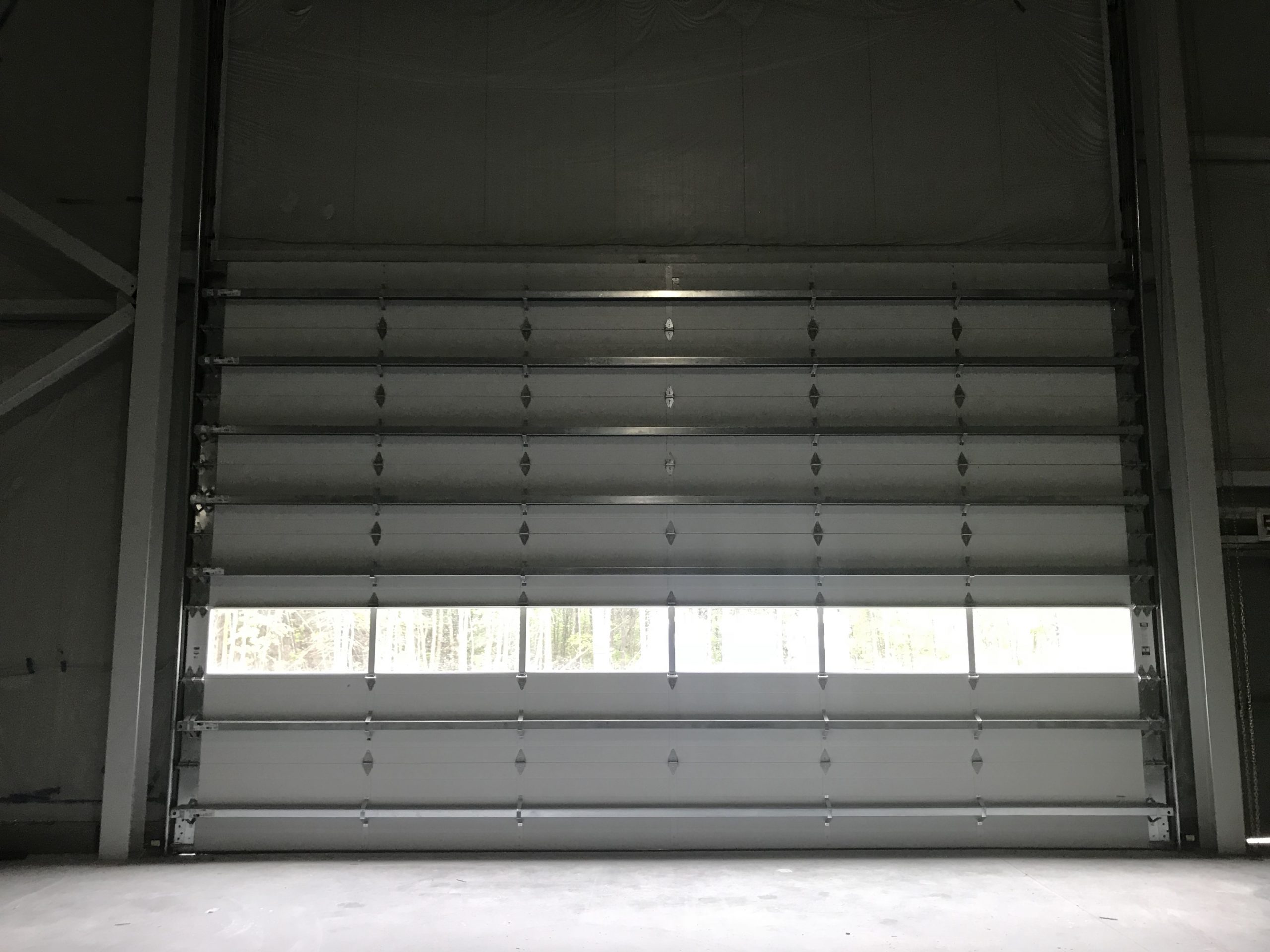 large sectional door interior