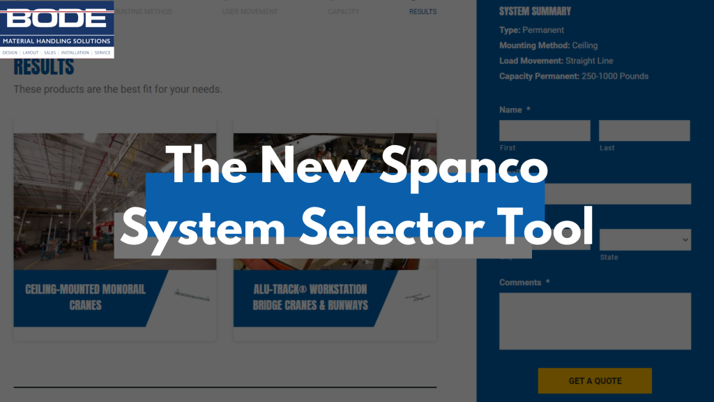 Spanco System Selector Tool Blog