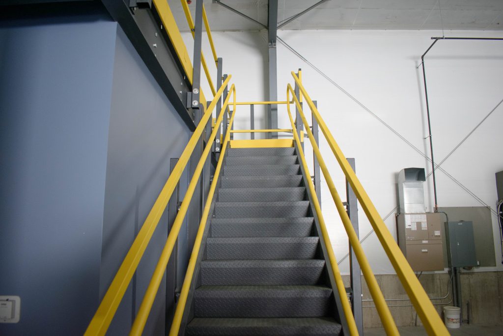 Mezzanine Access Stairs